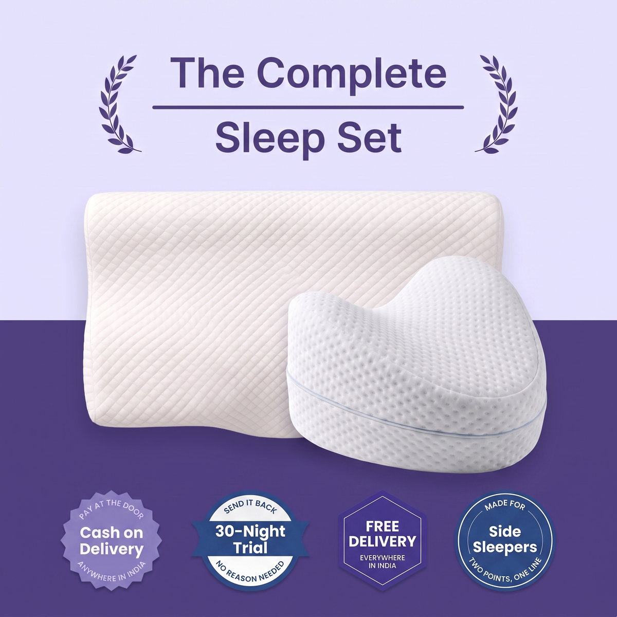 Nidra Align™: Knee Pillow for Side Sleepers - image 10