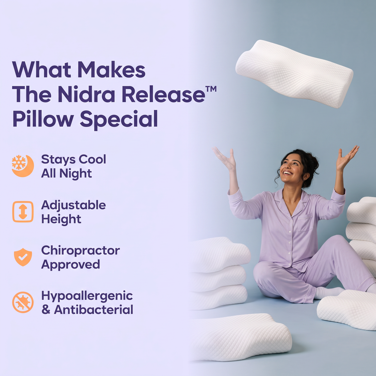 Nidra Contour™ Neck Pillow for Side Sleepers - image 8