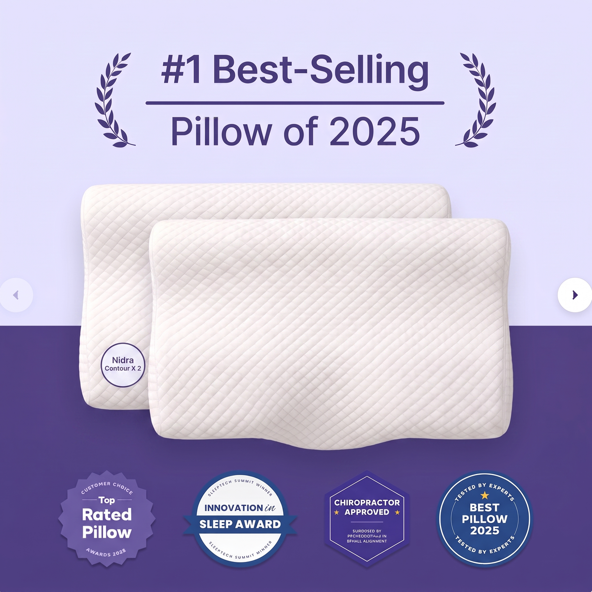 Nidra Contour™ Neck Pillow for Side Sleepers - image 14